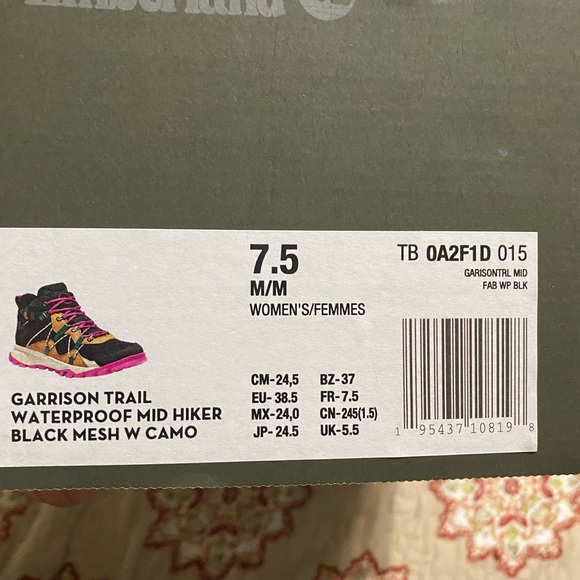 Timberland Garrison Trail Waterproof mid hikers , 7.5 - Picture 7 of 14